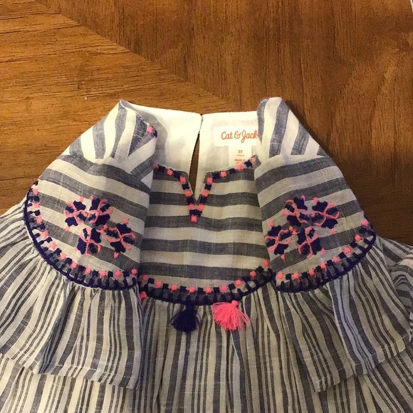 Toddler boho style dress 5T - Picture 5 of 6
